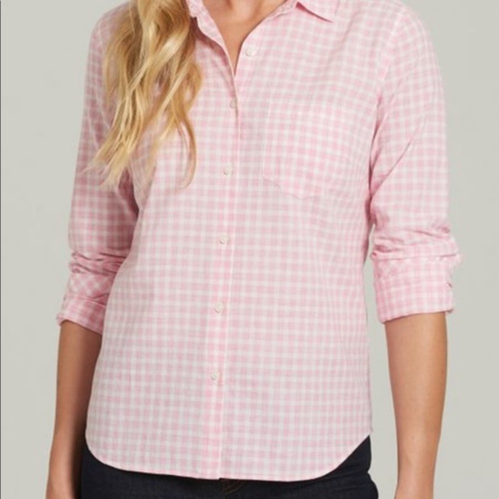 UNTUCKit Pink Gingham Button-Down Shirt - Picture 7 of 8
